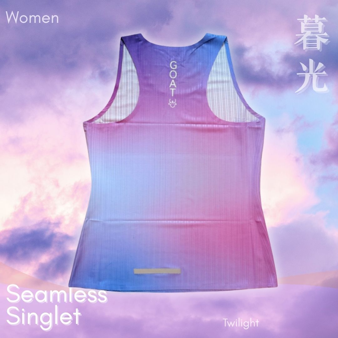 女裝無縫半截背心 - 暮光