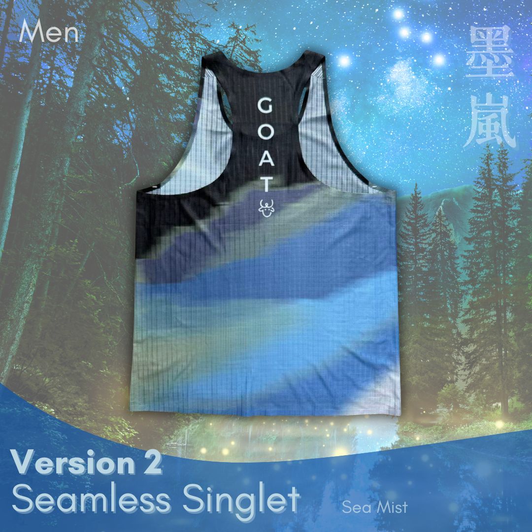 Men's Seamless Singlet Version 2 - Ink Mist