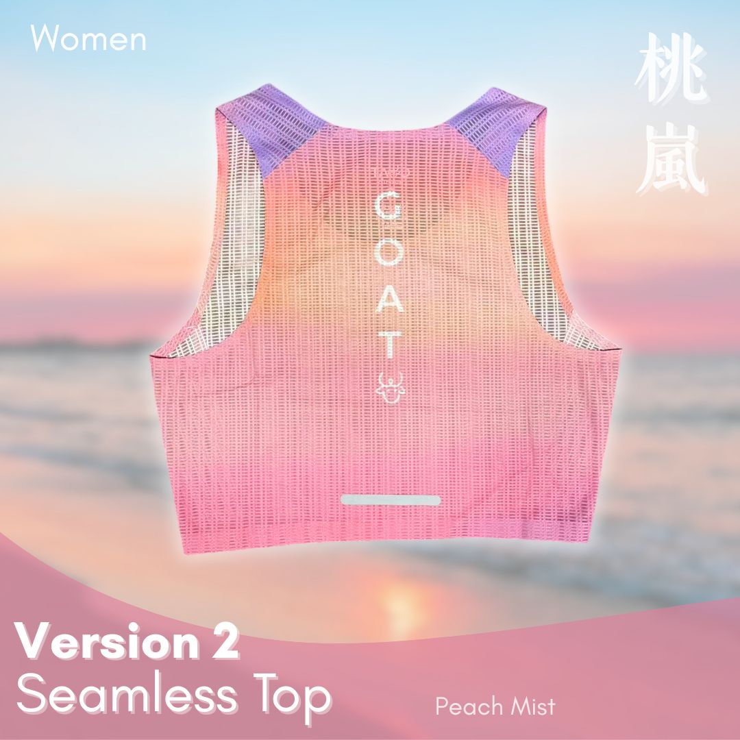 Women's Seamless Top Version 2 - Peach Mist